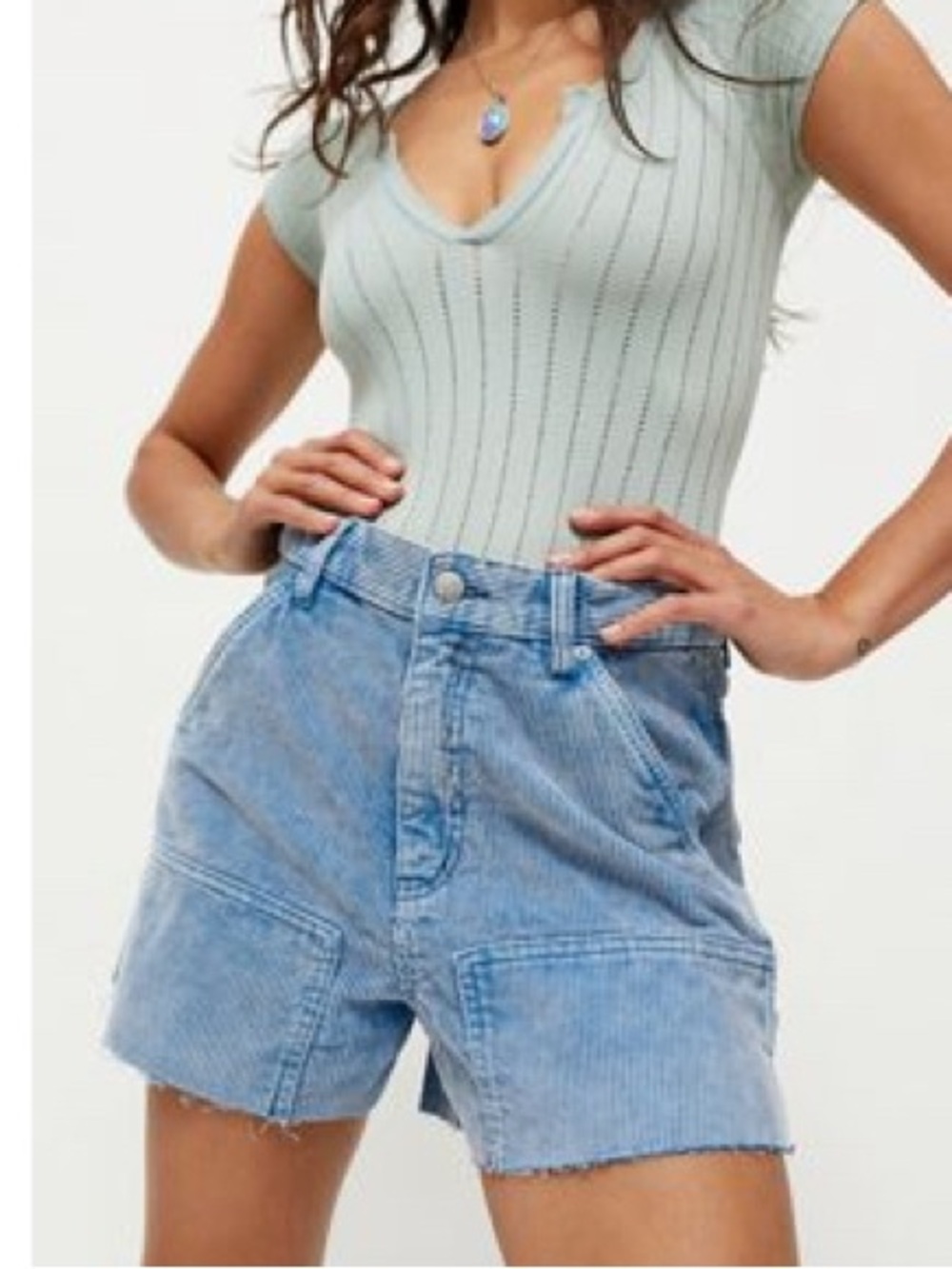 NWOT BDG Corduroy Cutoff Carpenter Short